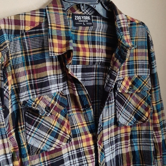 Zoo York Plaid Shirt - Large - Picture 2 of 5